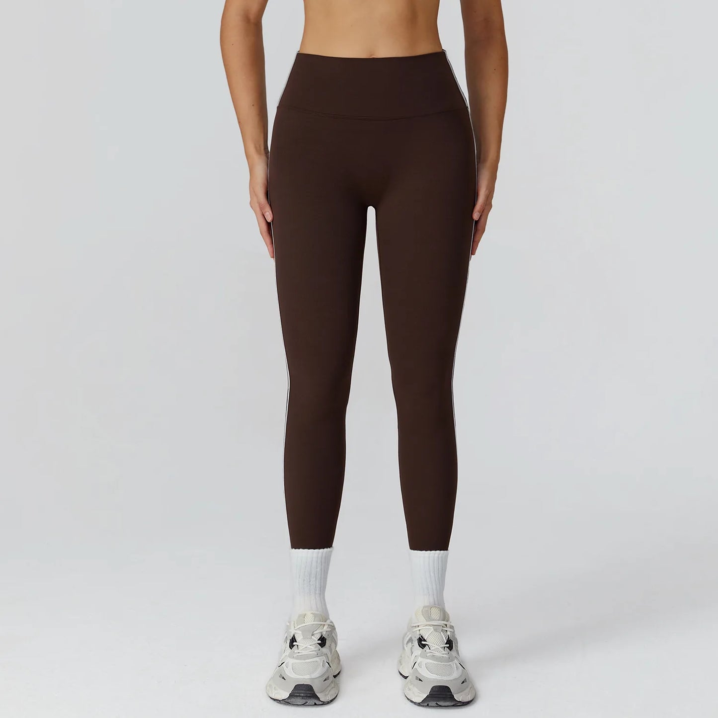High-Waist Compression Sports Leggings