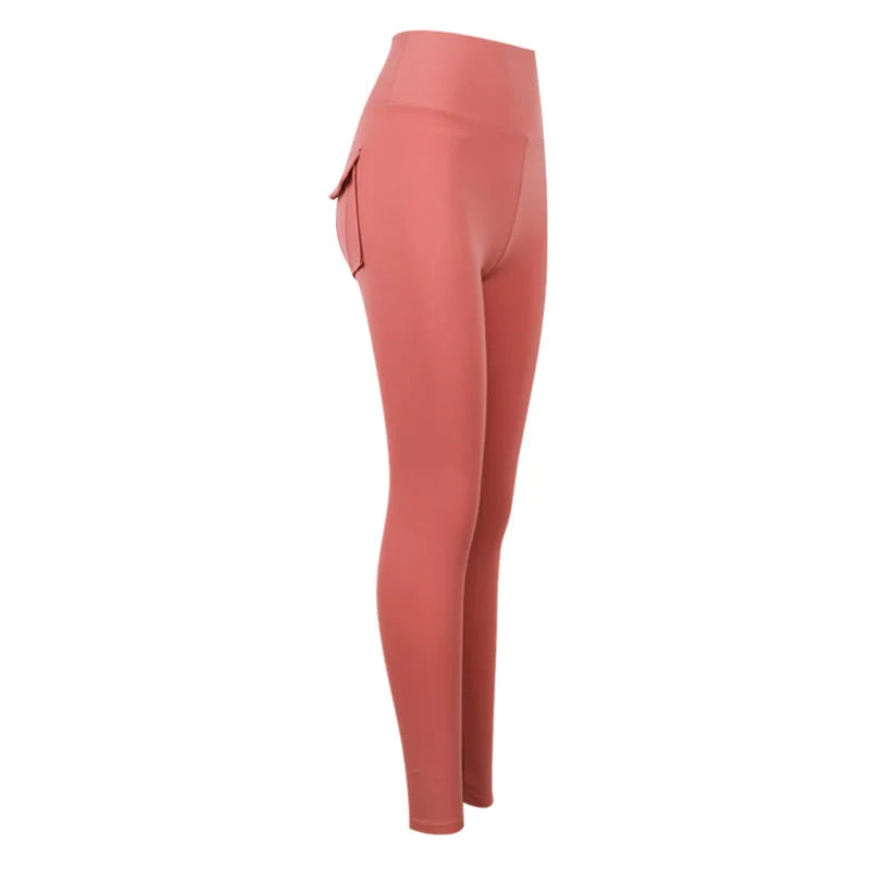 High-Waist Yoga Leggings with Pockets