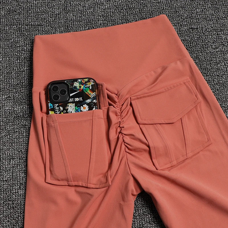 High-Waist Yoga Leggings with Pockets