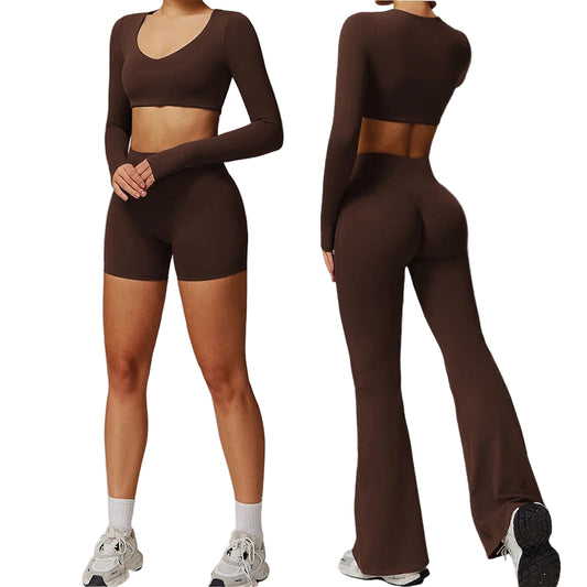 2-Piece Long Sleeve Yoga Set