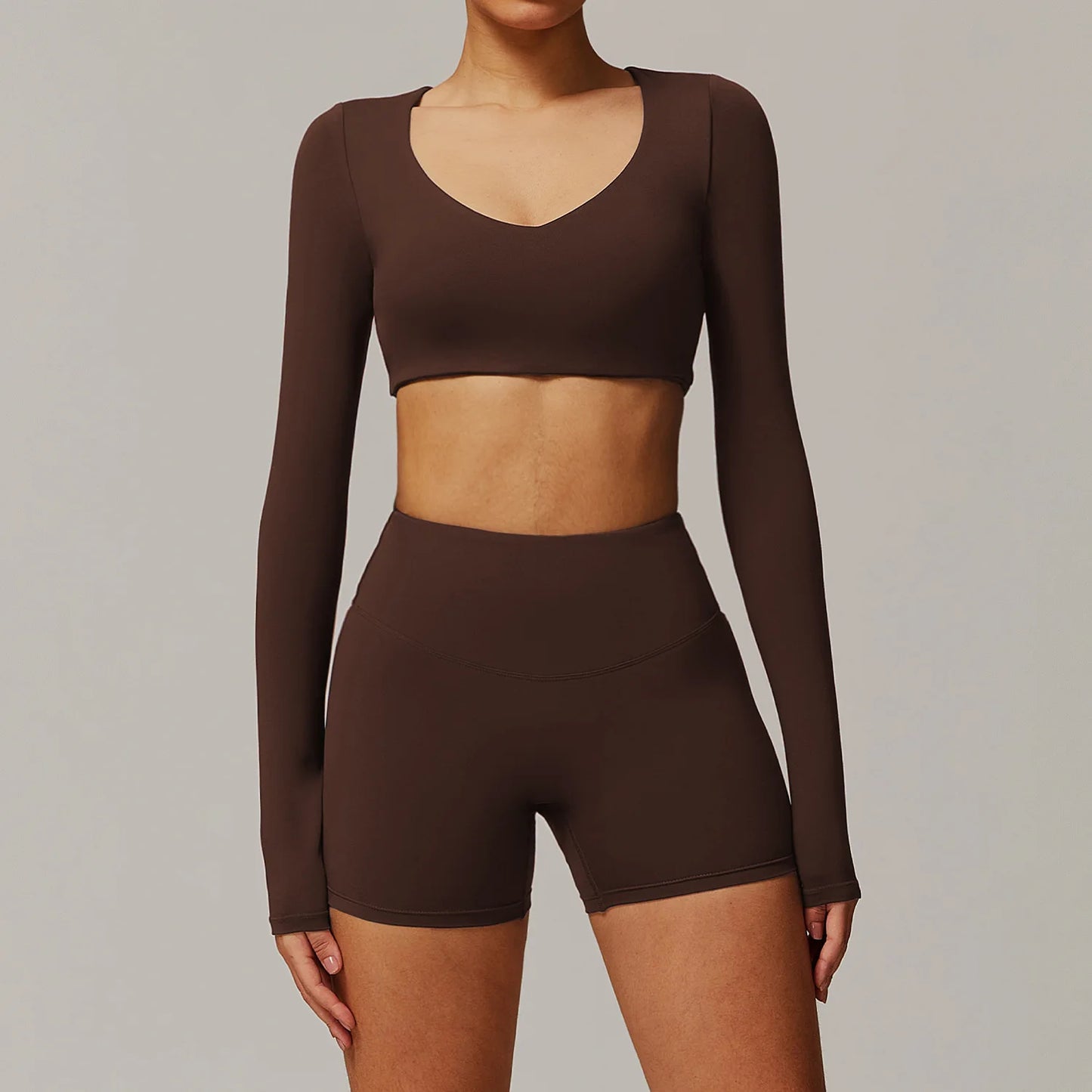 2-Piece Long Sleeve Yoga Set