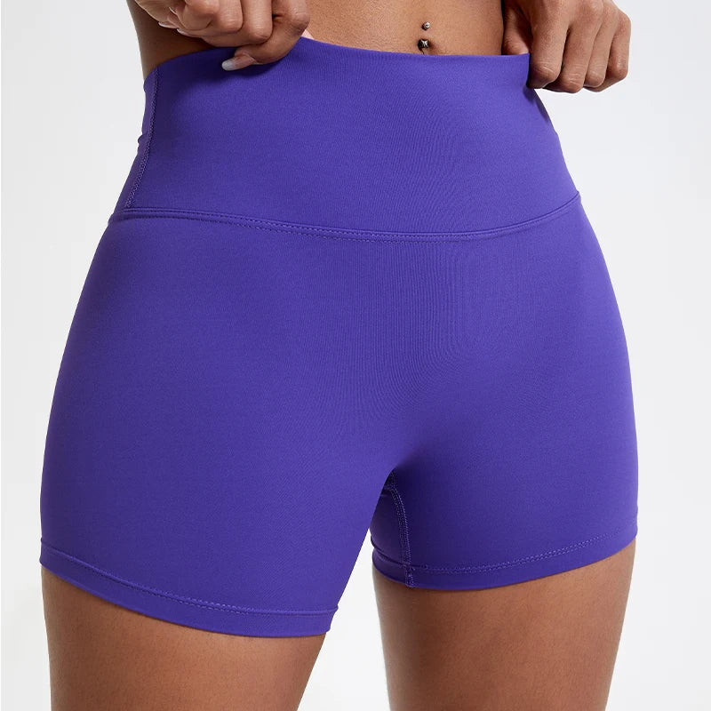 High Waist Push Up Sports Shorts