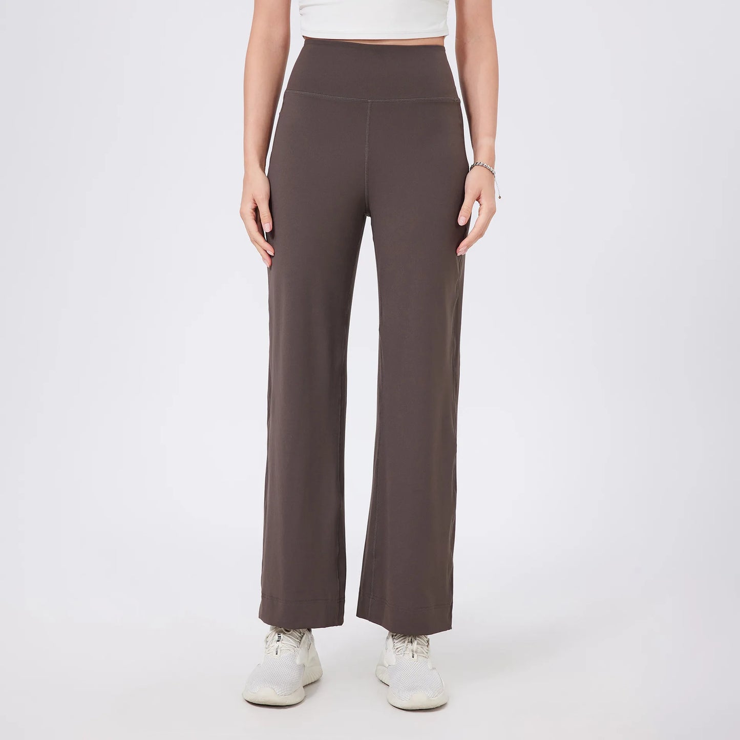 Loose-Fit High-Waist Yoga Pants with Pockets