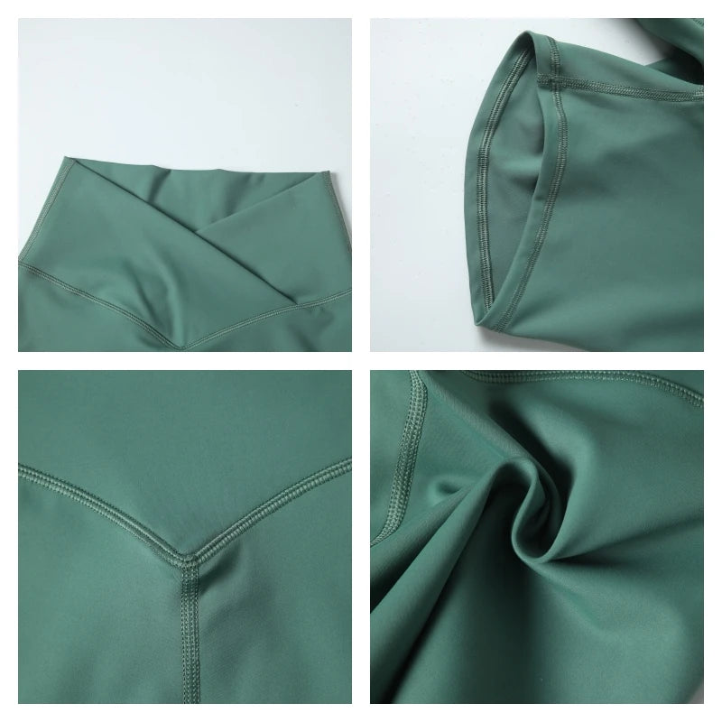 Cross Waist Workout Shorts