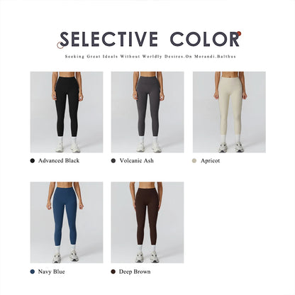 High-Waist Compression Sports Leggings