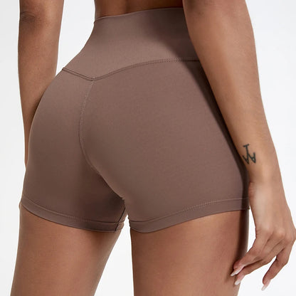 High Waist Push Up Sports Shorts