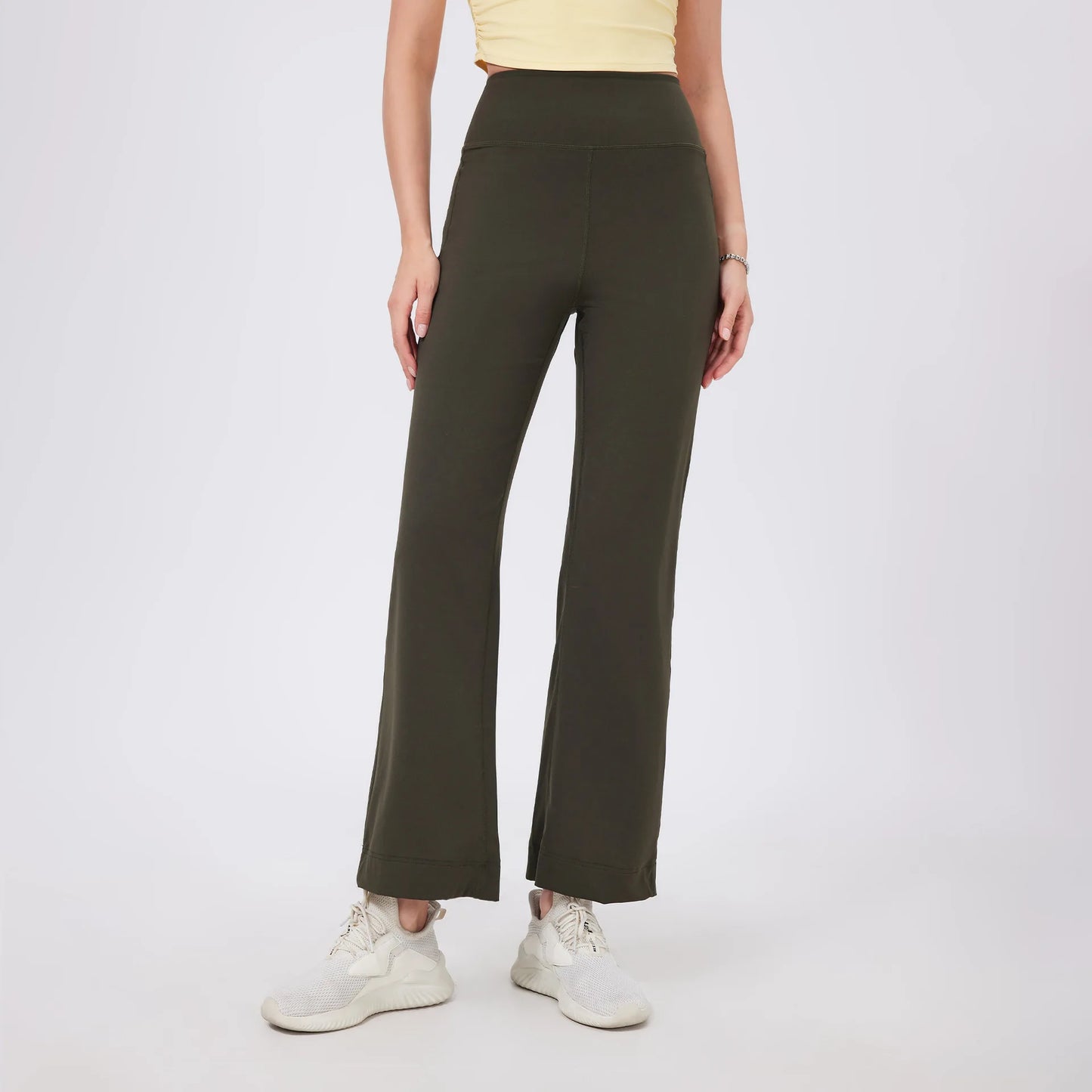 Loose-Fit High-Waist Yoga Pants with Pockets