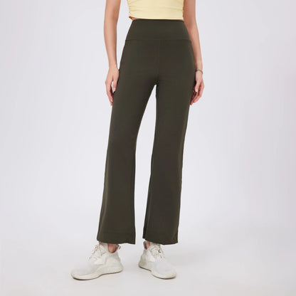 Loose-Fit High-Waist Yoga Pants with Pockets