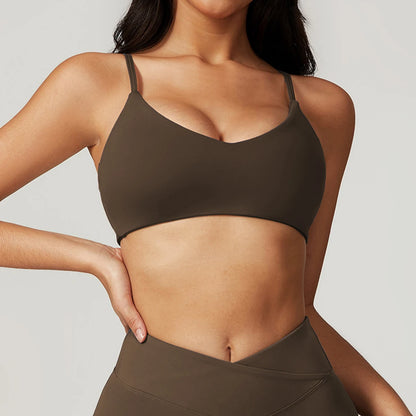 Soft Double Strap Sports Bra