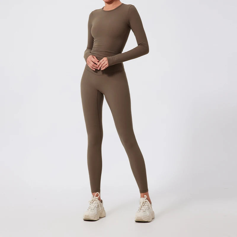 Long Sleeve Yoga Gym Set