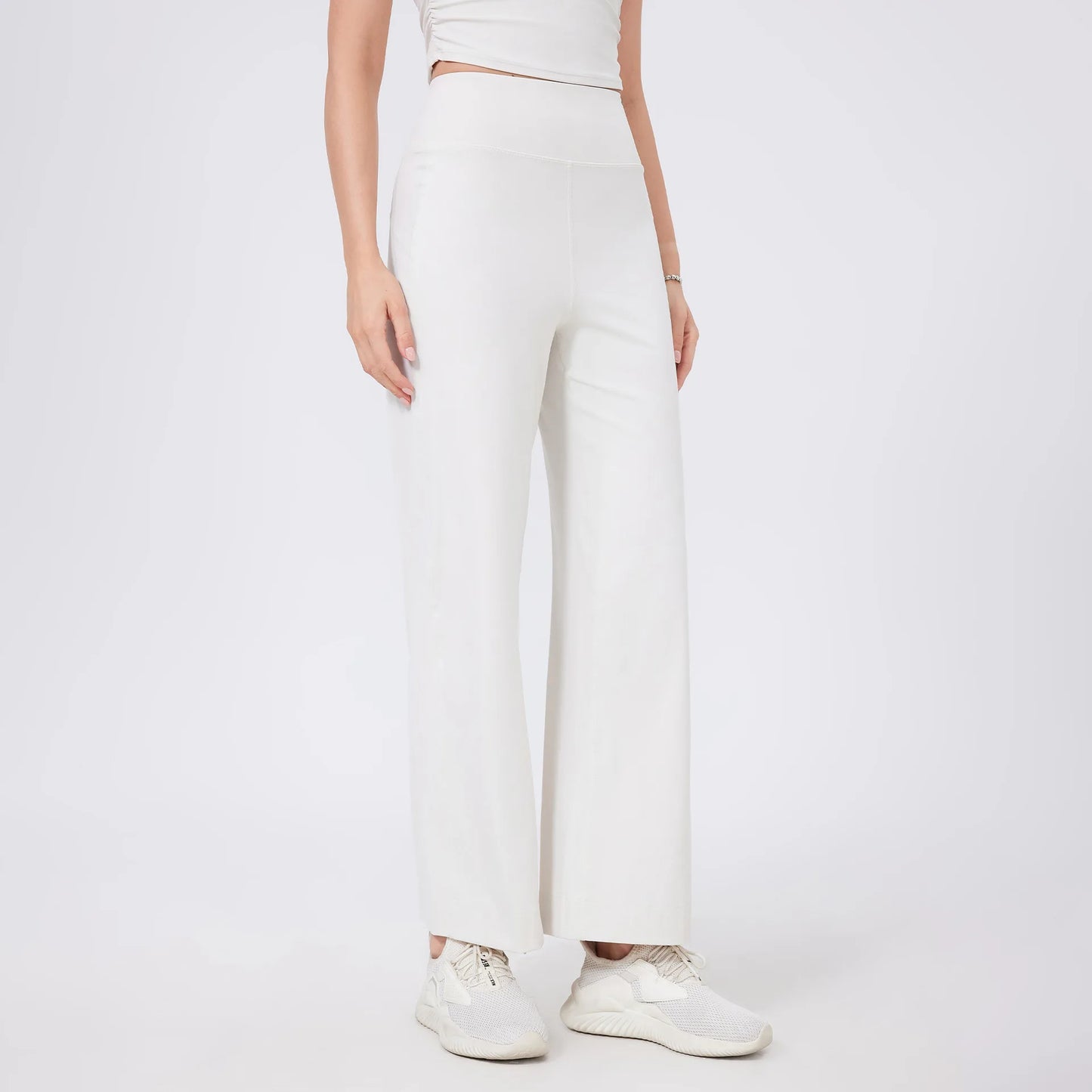 Loose-Fit High-Waist Yoga Pants with Pockets