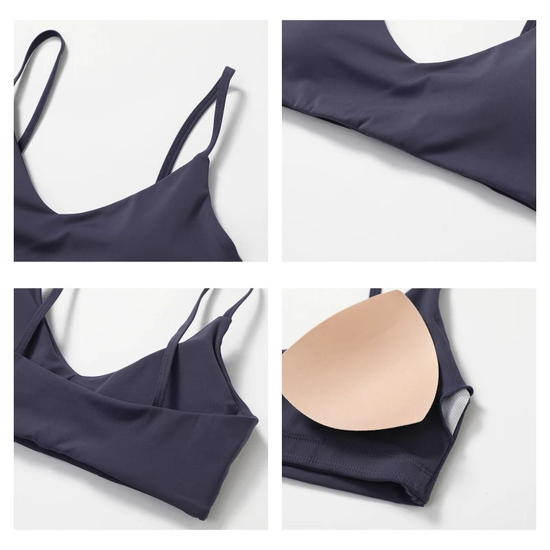 Soft Double Strap Sports Bra
