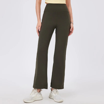 Loose-Fit High-Waist Yoga Pants with Pockets
