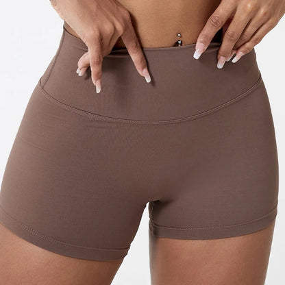 High Waist Push Up Sports Shorts