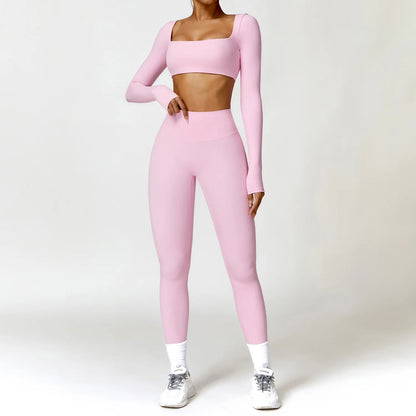 2-Piece Long Sleeve Yoga Set