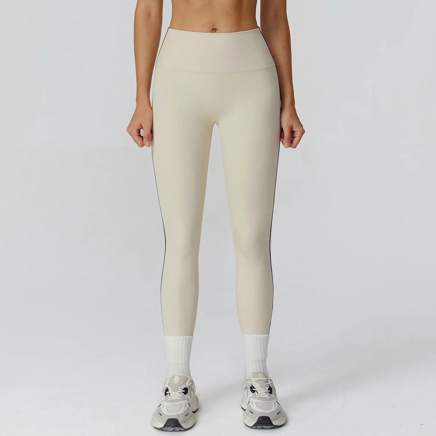 High-Waist Compression Sports Leggings
