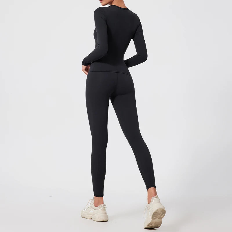 Long Sleeve Yoga Gym Set