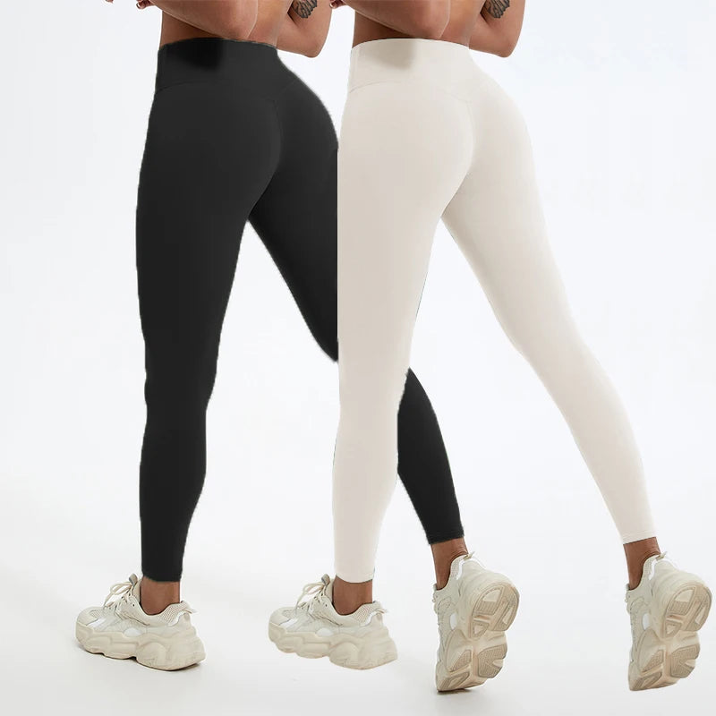 High-Waist Leggings with Side Pockets
