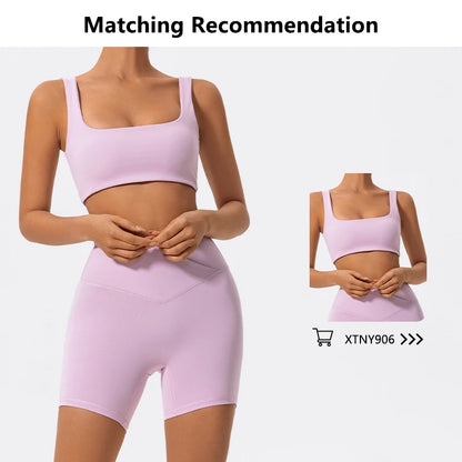 Cross Waist Workout Shorts