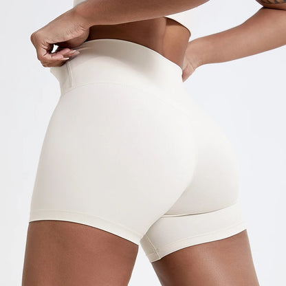 High Waist Push Up Sports Shorts