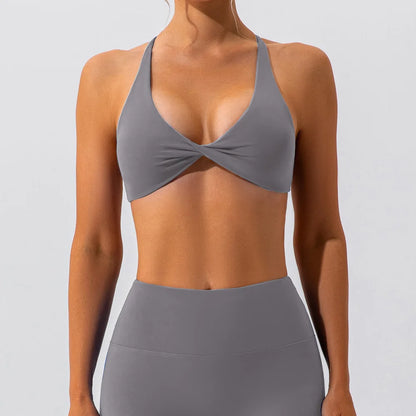 Cross Back Sports Bra Top