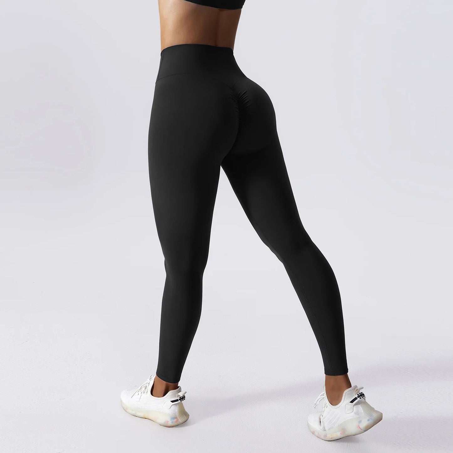 High Waist Drawstring Yoga Leggings
