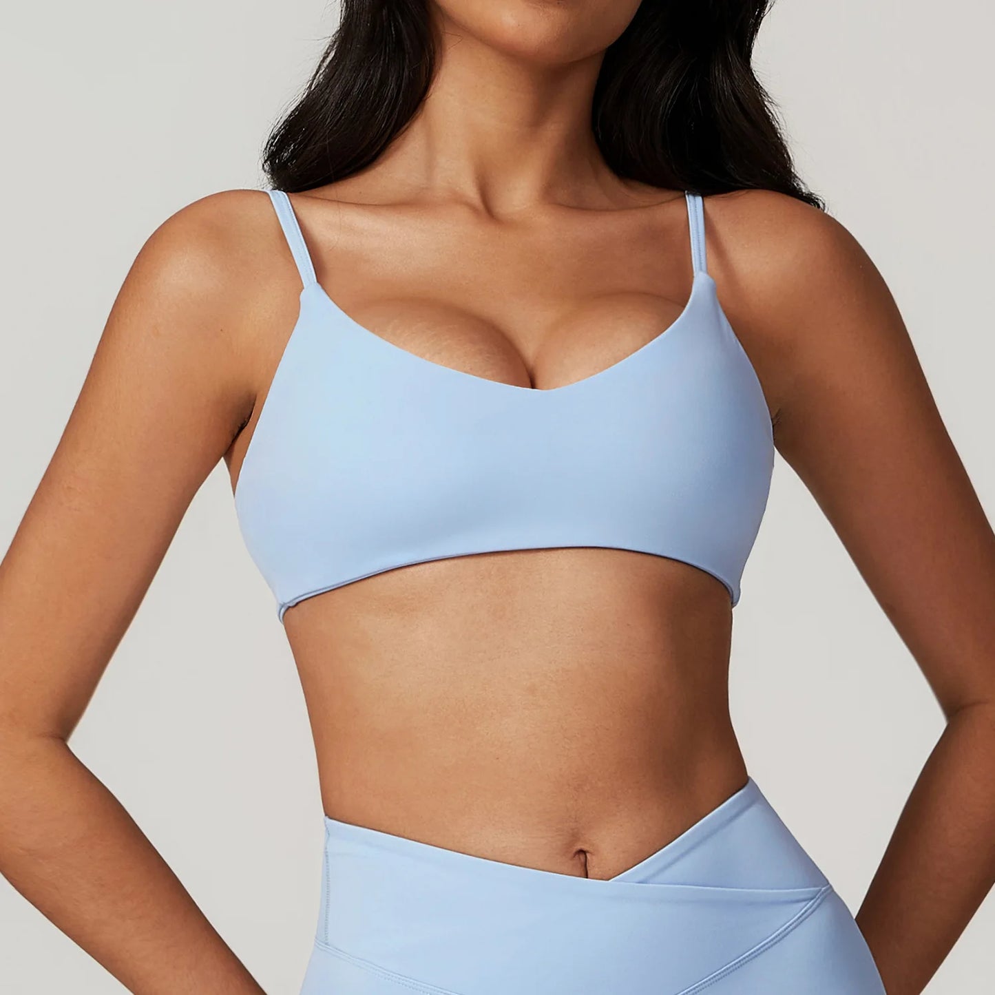 Soft Double Strap Sports Bra