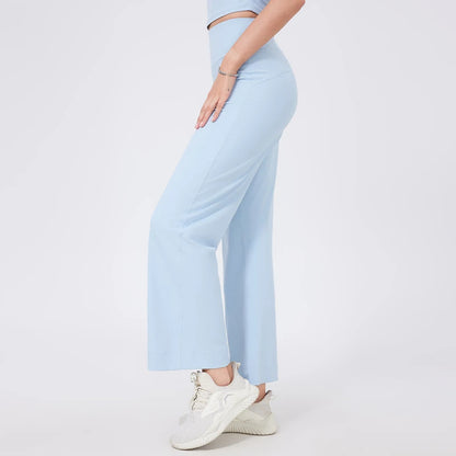 Loose-Fit High-Waist Yoga Pants with Pockets