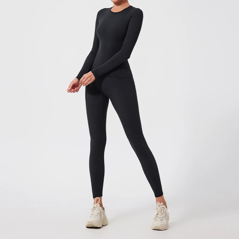 Long Sleeve Yoga Gym Set