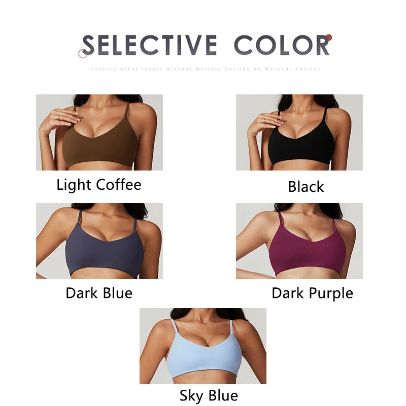 Soft Double Strap Sports Bra