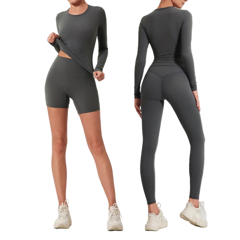 Long Sleeve Yoga Gym Set