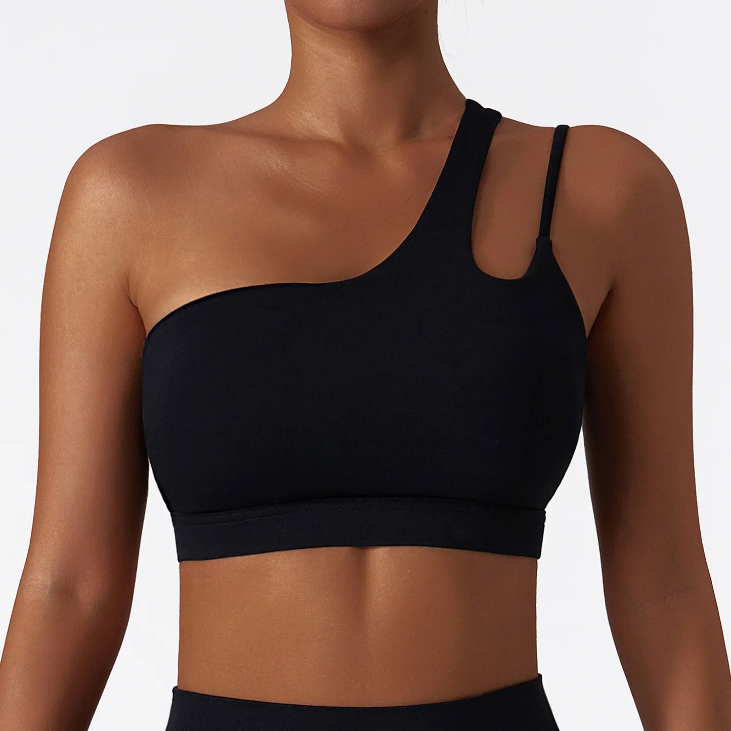 Single Strap Yoga Sports Bra