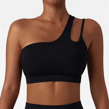 Single Strap Yoga Sports Bra