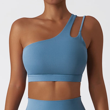 Single Strap Yoga Sports Bra