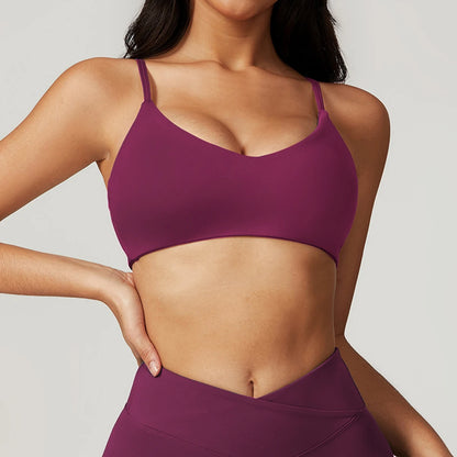 Soft Double Strap Sports Bra