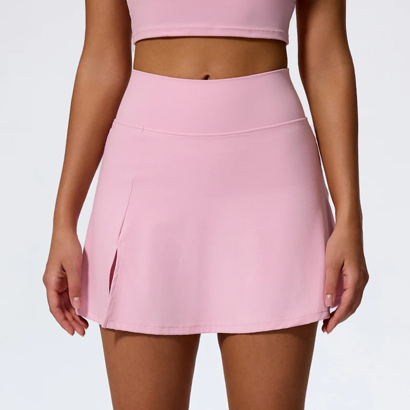 Women’s Sports Skirt Set with Pockets