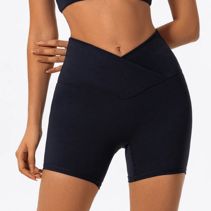 Cross Waist Workout Shorts