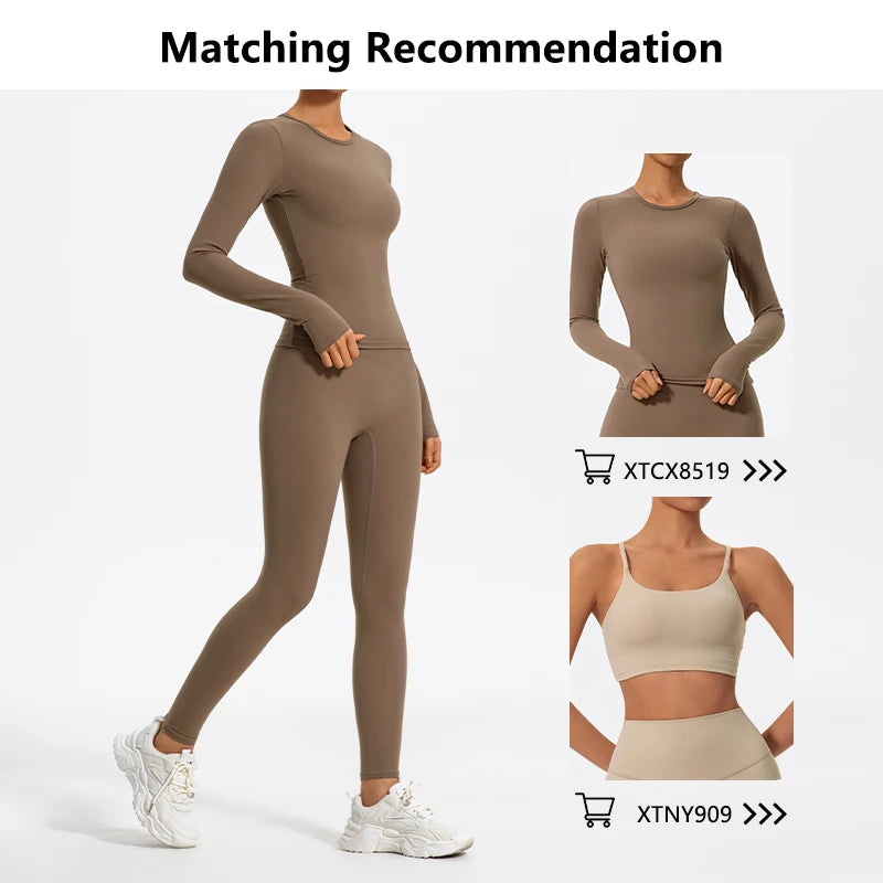 High-Waist Leggings with Side Pockets