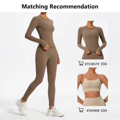 High-Waist Leggings with Side Pockets