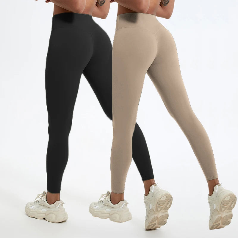 High-Waist Leggings with Side Pockets