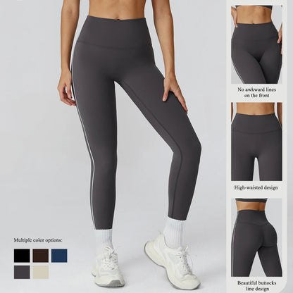 High-Waist Compression Sports Leggings