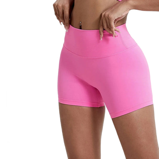 High Waist Push Up Sports Shorts