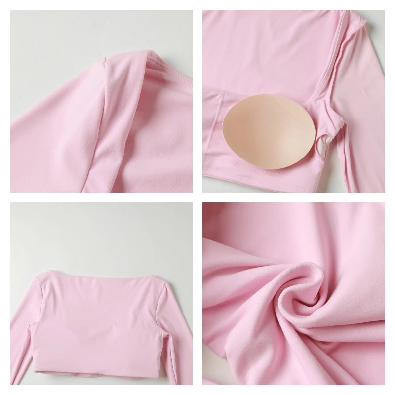 Quick Dry Square Neck Gym Top