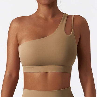 Single Strap Yoga Sports Bra