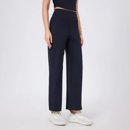 Loose-Fit High-Waist Yoga Pants with Pockets