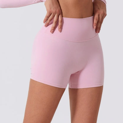 High-Waist Scrunch Yoga Shorts